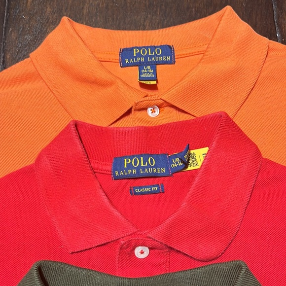POLO by Ralph Lauren Cotton Pique Boy’s Polo - Size Large (14-16) - Lot of 4!!!! - Picture 15 of 15